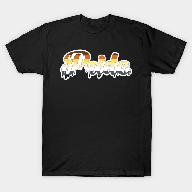 Bear Pride Drip T-Shirt by HyperOtterDesigns